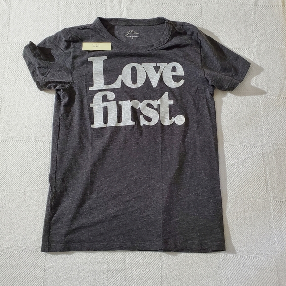 J. Crew Love First T-shirt - Picture 1 of 2